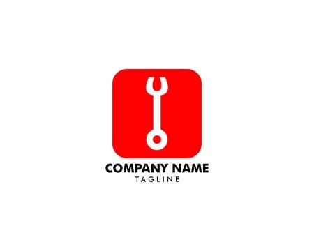 Repair Service Logo Design Element Stock Illustration