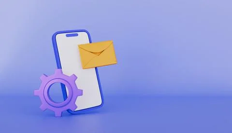 Repair of smartphones, Help in setting up software, Replacement of parts Stock Illustration