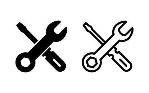 Repair tools icon vector illustration. tool sign and symbol. setting icon. .. Stock Illustration