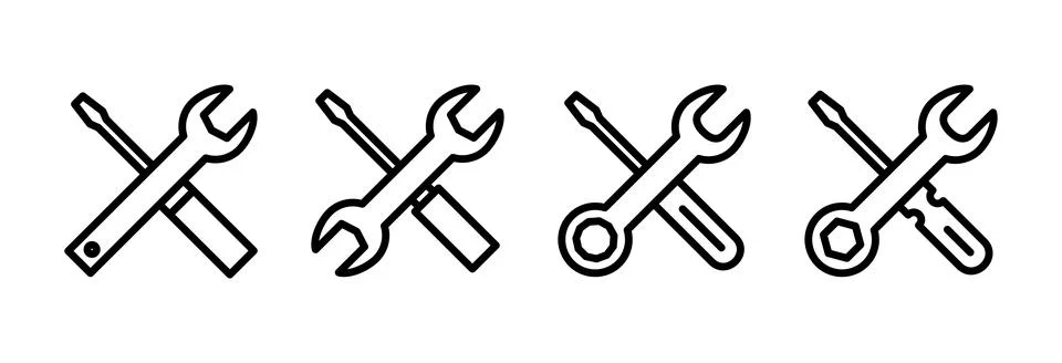 Repair tools icon vector illustration. tool sign and symbol. setting icon. .. Stock Illustration