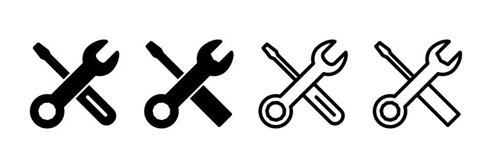 Repair tools icon vector illustration. tool sign and symbol. setting icon. .. Stock Illustration