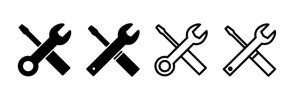 Repair tools icon vector illustration. tool sign and symbol. setting icon. .. Stock Illustration