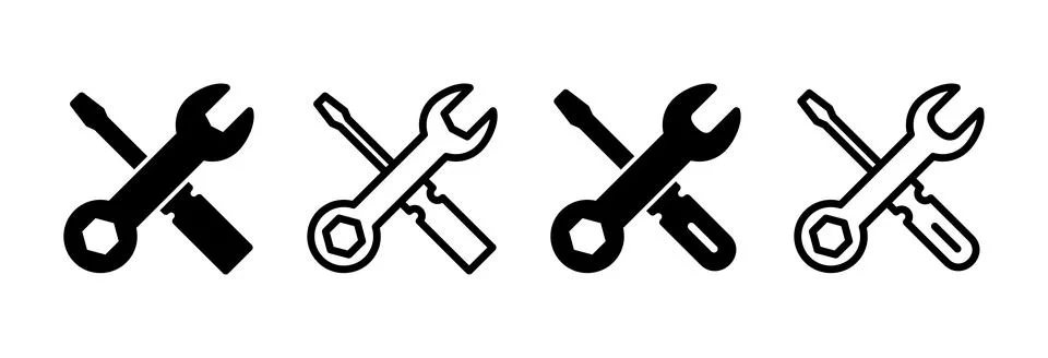 Repair tools icon vector illustration. tool sign and symbol. setting icon. .. Stock Illustration