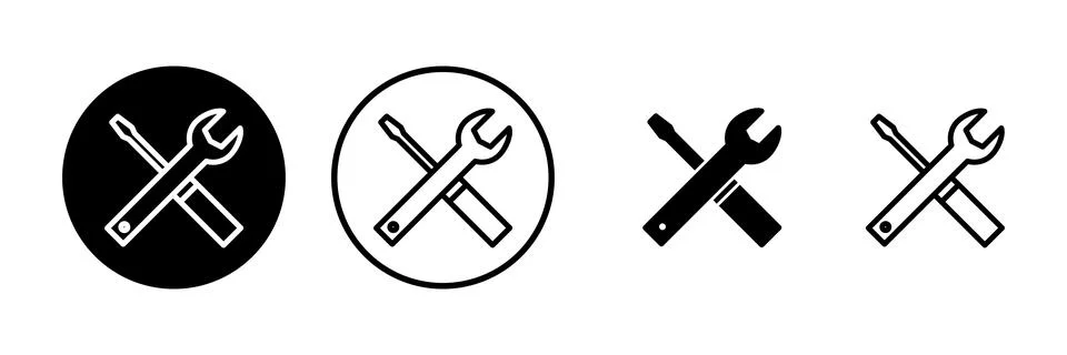 Repair tools icon vector illustration. tool sign and symbol. setting icon. .. Stock Illustration