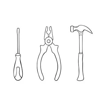 Repair tools Stock Illustration