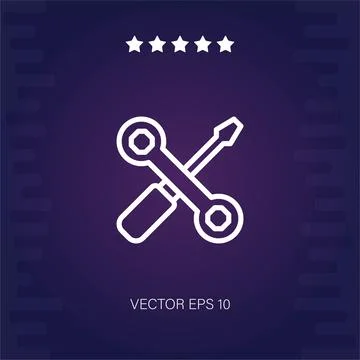 Repair tools vector icon Stock Illustration