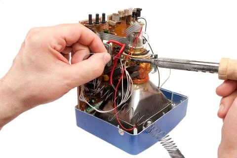 Repair tv Stock Photos