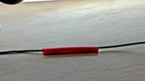 Repairing cable wire demonstration. Stock Footage 232437409