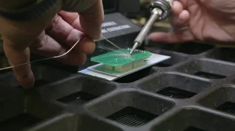 Repairing a computer 1080p Stock Footage 10861594