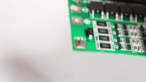 Repairing electronics with soldering skills at a workshop Stock Footage 333246372