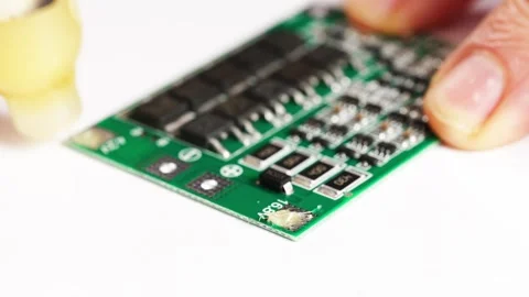 Repairing electronics step by step in a local workshop Stock Footage 333246232