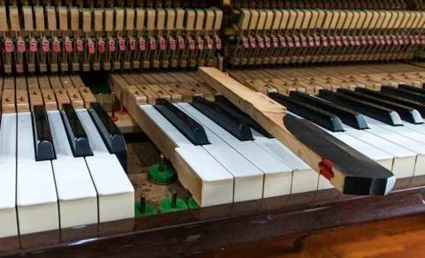 Repairing Piano key Stock Photos