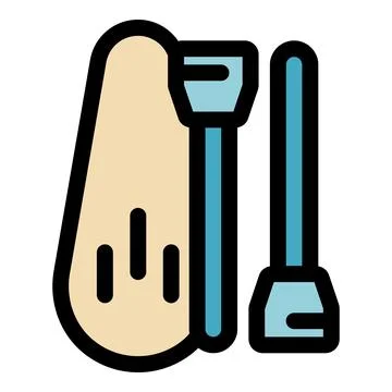 Repairing wall plastering tools for home renovation plastering trowel and flo Stock Illustration