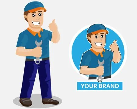 Repairman Stock Illustration
