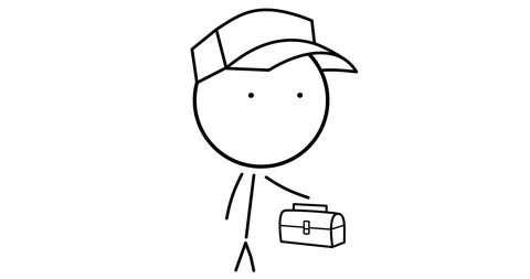 Repairman with tools Stock Footage 296511028