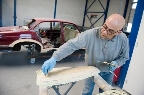 Repairman at work Stock Photos