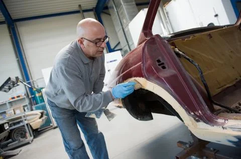 Repairman at work Stock Photos