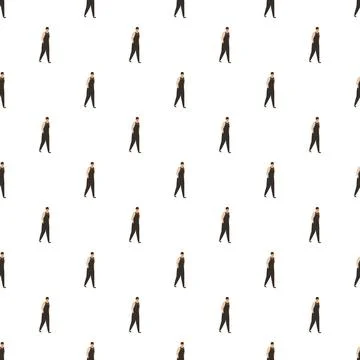 Repairman worker seamless pattern for service industry concept イラスト素材