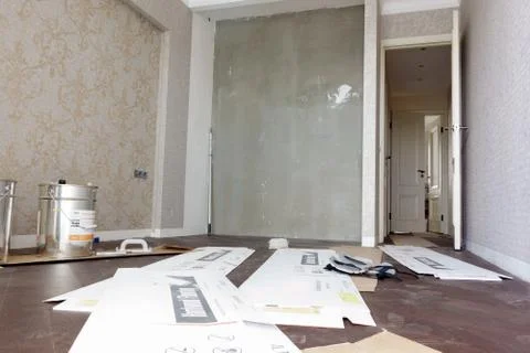 Repairs in the apartment Stock Photos