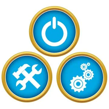 Repairs icons 스톡 일러스트