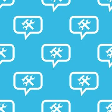 Repairs message pattern Stock Illustration