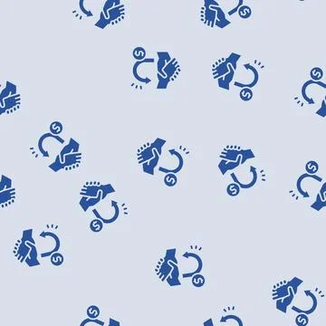 Repayment glyph seamless pattern 스톡 일러스트