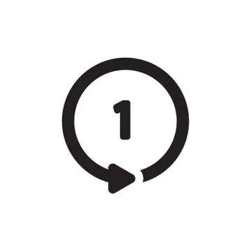 Repeat Button Illustrazione stock