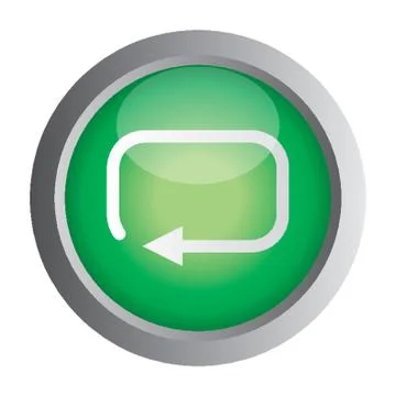 Repeat Button Illustrazione stock