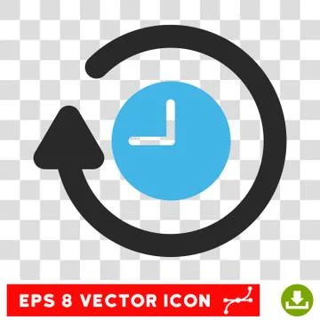 Repeat Clock Eps Vector Icon Stock Illustration