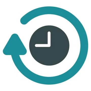 Repeat Clock Icon Stock Illustration