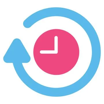 Repeat Clock Icon 스톡 일러스트