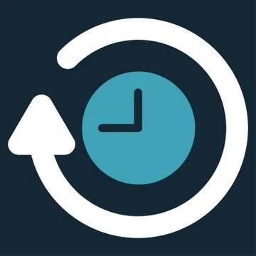 Repeat Clock Icon Stock Illustration
