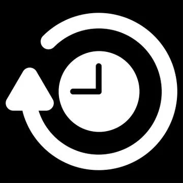 Repeat Clock Icon Illustrazione stock