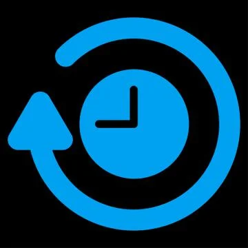 Repeat Clock Icon 스톡 일러스트