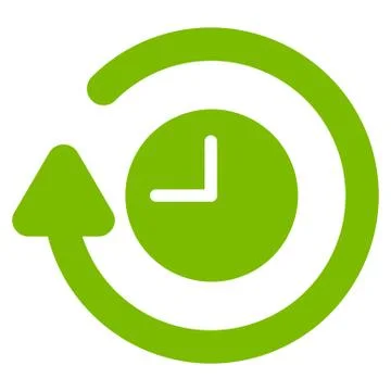 Repeat Clock Icon Stock Illustration