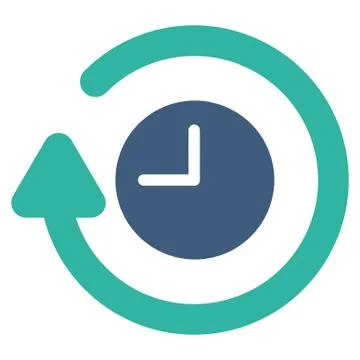 Repeat Clock Icon イラスト素材
