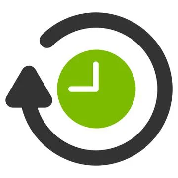 Repeat Clock Icon 스톡 일러스트