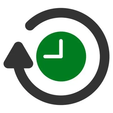 Repeat Clock Icon Stock Illustration
