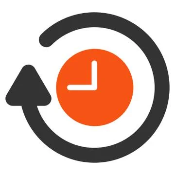Repeat Clock Icon Stock Illustration