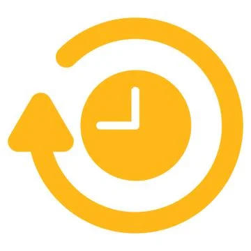 Repeat Clock Icon Illustrazione stock