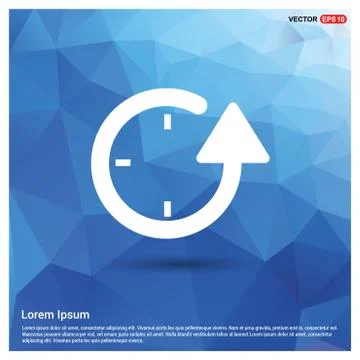 Repeat Clock Icon イラスト素材