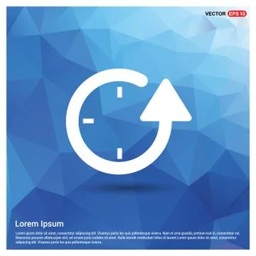 Repeat Clock Icon 스톡 일러스트