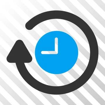 Repeat Clock Vector Icon Stock Illustration