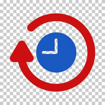 Repeat Clock Vector Icon Stock Illustration