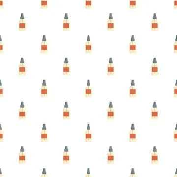 Repeat cosmetic spray bottle pattern for beauty products Illustrazione stock