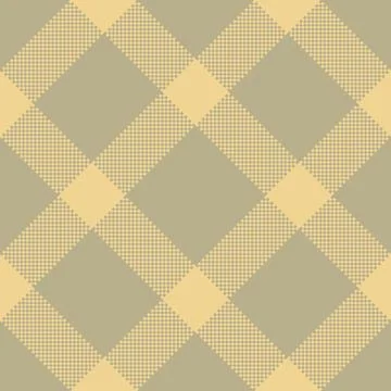 Repeat fabric vector seamless, styled plaid texture pattern. Straight backg.. Stock Illustration
