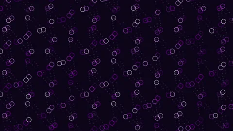 Repeat futuristic zigzag pattern with rainbow rings and glitters on black Stock Footage 237576283