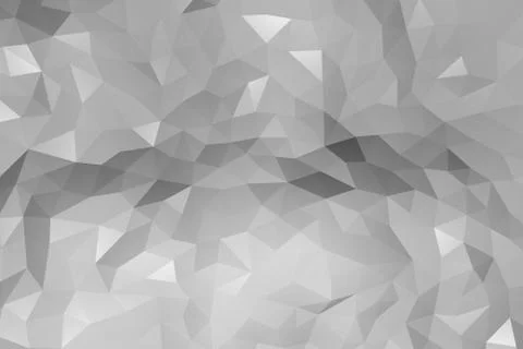 Repeat geometric triangle mosaic grey, Visualization 3D render abstraction pa Stock Illustration