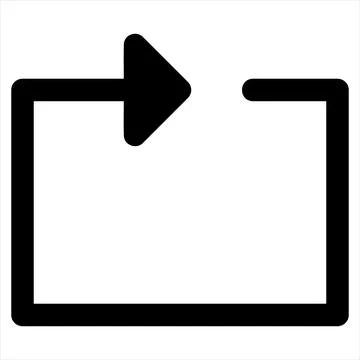 Repeat glyph icon vector illustration isolated on white background Stock Illustration