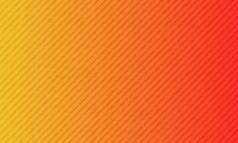 Repeat horizontal line template and Orange gradient  color background. Stock Illustration